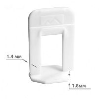 Зажим (клипса) 1,4 мм для системы выравнивания плитки TLS (100 шт.)