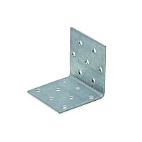 Уголок крепежный равносторонний KUR 50 x 50 x 50 мм, металл 2,0 мм ЕКТ (V023422)