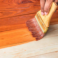 Лак для паркета и полов Alpina АКВА глянцевый, 2,5 л