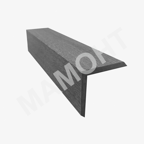 Декоративный угол ДПК RusDecking 50 х 50 мм (графит), 3 м