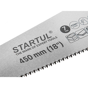 Ножовка по дереву 450 мм с мелким зубом STARTUL MASTER (ST4242-45)
