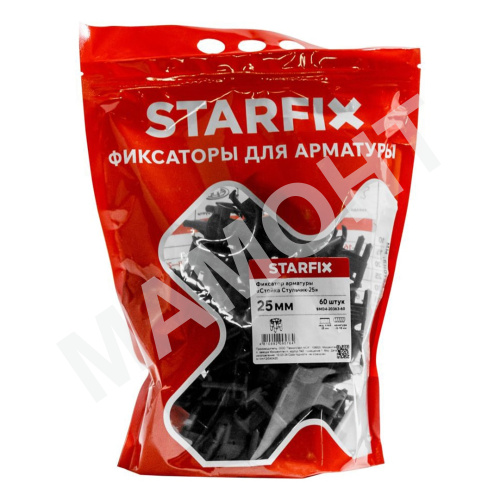 Фиксатор арматуры "Стойка/Стульчик-25" 6-18 (60 шт.) STARFIX - Фото 2