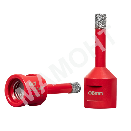 Коронка алмазная по керамограниту DLT CERAMIC PRO, 8 мм (0689)