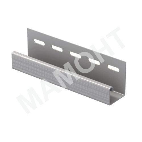 J-планка Ю-Пласт 3 м, Classic Корабельный брус Серый