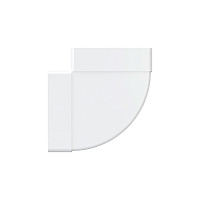 Колено горизонтальное 90° для плоских каналов ERA