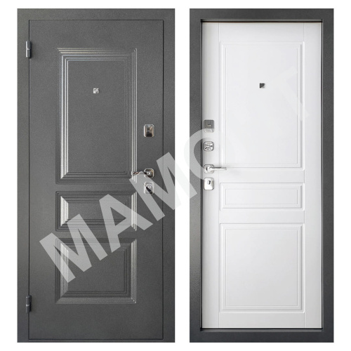 Дверь АРКТИК К Букле графит / Ясень белый Промет