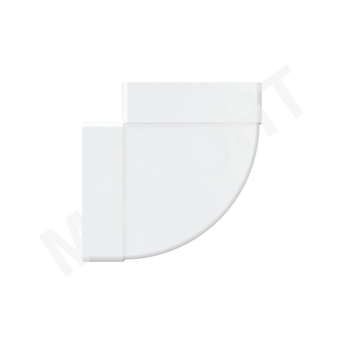 Колено горизонтальное 90° для плоских каналов ERA - Фото 3