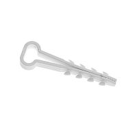 Дюбель-хомут для прямоугольного кабеля 12*6 мм белый (100 шт.) STARFIX (SMP2-84564-100)