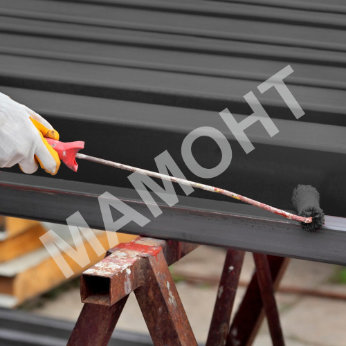 Грунт-эмаль по ржавчине MAV BELAKOR 15 серая матовая - Фото 2