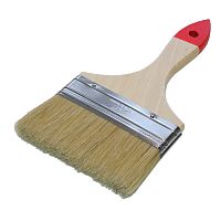 Кисть плоская СТАНДАРТ, натуральный ворс, SPRAVA 4"/100 мм