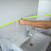 Пленка укрывочная с малярной лентой Motive SPEEDY MASK, 2.7*20 м (54 м2)