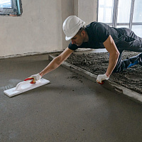 Смесь для стяжки пола цементная Тайфун Мастер №44, 25 кг