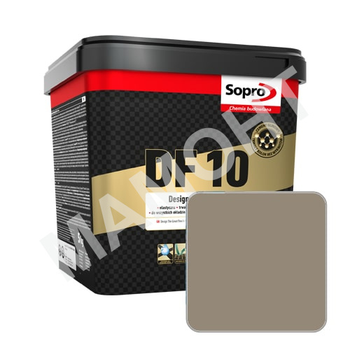 Затирка для швов Sopro DF 10 № 1055 (18) песочно-серая 5 кг