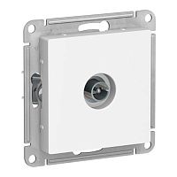 Розетка TV (антенна) Systeme Electric ATLASDESIGN, белый