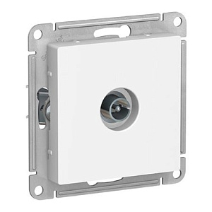 Розетка TV (антенна) Systeme Electric ATLASDESIGN, белый