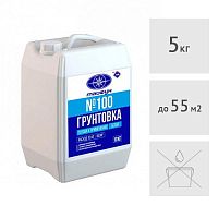 Грунтовка акриловая белая Тайфун Мастер №100, 5 кг