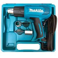Термовоздуходувка (строительный фен) MAKITA HG 5030 K в чемодане + набор сопл