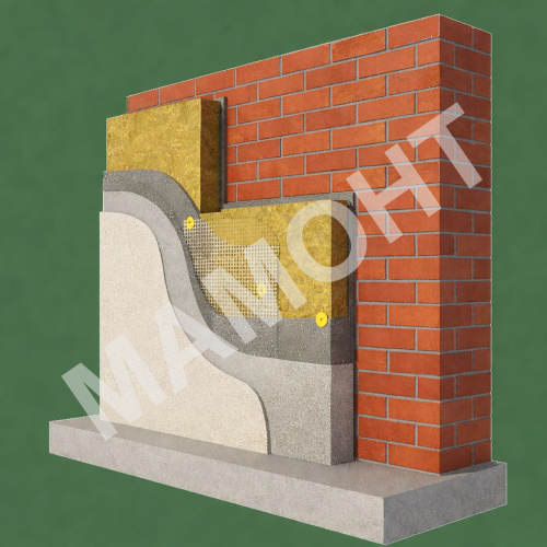 Фасадный утеплитель в плитах 10 см Белтеп ФАСАД-12 1,44 м2 - Фото 2