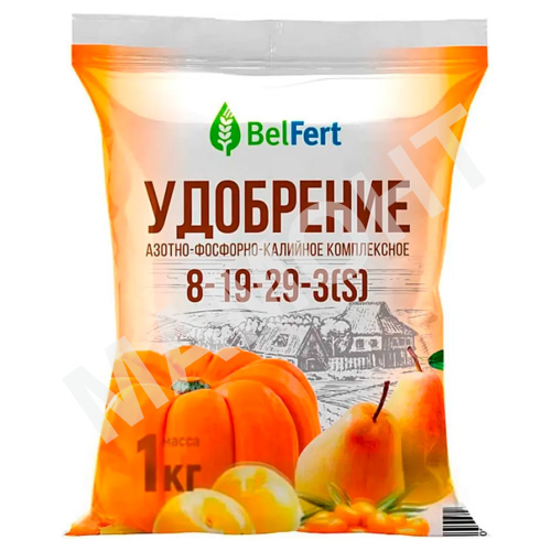 Удобрение АФК комплексное марки 8:19:29-3 (S), 1 кг