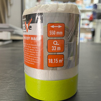 Пленка укрывочная с малярной лентой Motive SPEEDY MASK, 0.55*33 м (18 м2)