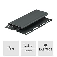 H-профиль Docke PREMIUM 3м, графит