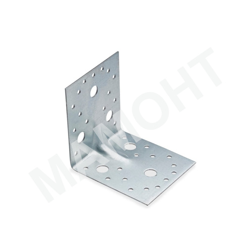 Уголок крепежный усиленный KUU 105 x 105 x 90 мм, металл 2,0 мм ЕКТ (V020008)