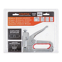 Степлер строительный 4в1 металлический 4-14мм  STARTUL PROFI (ST4506)