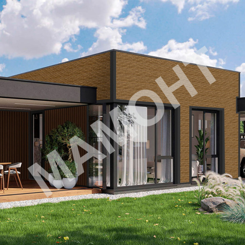 Фасадная панель Ю-Пласт Stone House S-Lock РИГЕЛЬНЫЙ КИРПИЧ Латунь - Фото 2
