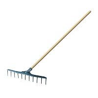 Грабли пластмассовые (сенные) 11 зубьев с черенком