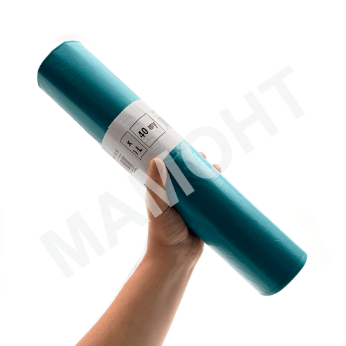 Мешки для мусора 120 л, толщина 0,04 мм (рулон 25 шт.) МАМОНТ (INS-MMNT-1108)