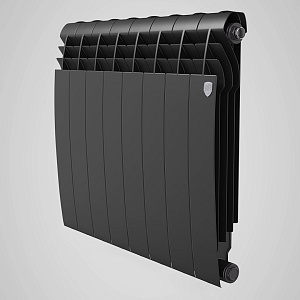 Радиатор биметаллический Royal Thermo Biliner 500 Noir Sable (черный)