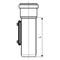 Ревизия ПВХ для наружной канализации KGRE