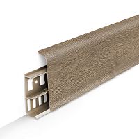 Плинтус напольный 70 мм Ideal Деконика 205 Дуб капучино