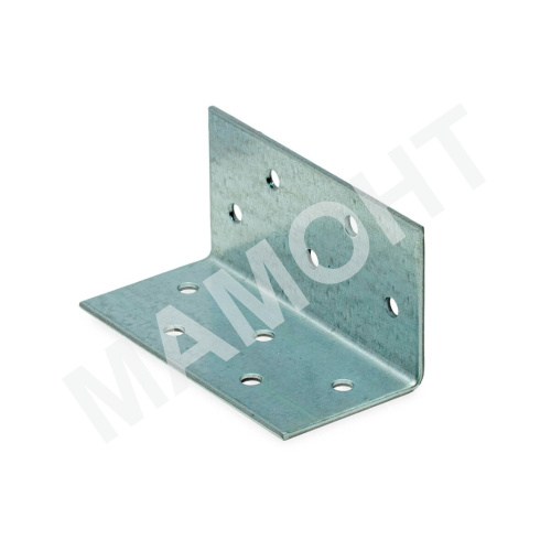 Уголок крепежный равносторонний KUR 40 x 40 x 80 мм, металл 2,0 мм ЕКТ (V023421)