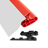 Шпатель малярный DLT Finish версия PRO, h-образный, 450 мм (лезвие 0.5 мм) (3880)