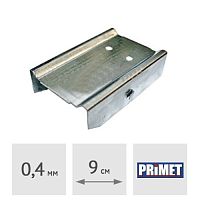 Соединитель продольный (0.4 мм) для наращивания CD-профиля, 90 мм