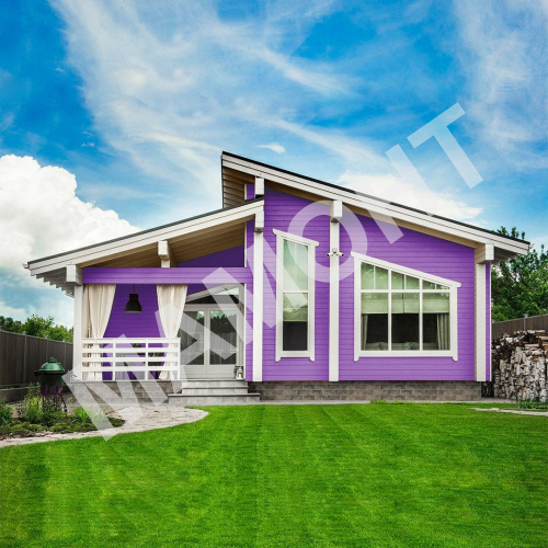 Эмаль по металлу и древесине ПФ-115 MAV ECOL фиолетовая глянцевая - Фото 2