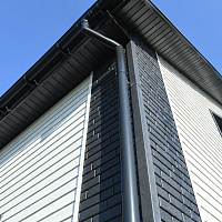 Софит с частичной перфорацией Ю-пласт Classic 3 м, Графитовый