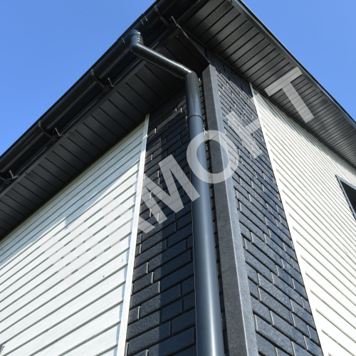 Софит с частичной перфорацией Ю-пласт Classic 3 м, Графитовый