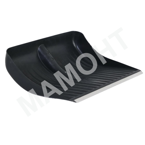 Лопата снеговая пластиковая 400 х 450 мм, 160 см с деревянным черенком и усиленной ручкой RV Plast