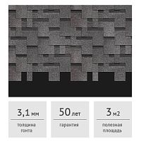 Гибкая черепица Docke PIE PREMIUM Генуя канноли, 3 м2