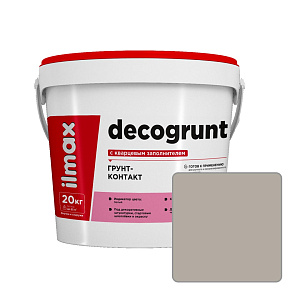 Грунт-контакт с кварцевым заполнителем ilmax decogrunt, 2913P, 20 кг