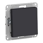 Выключатель Systeme Electric ATLASDESIGN 1-клавишный, карбон
