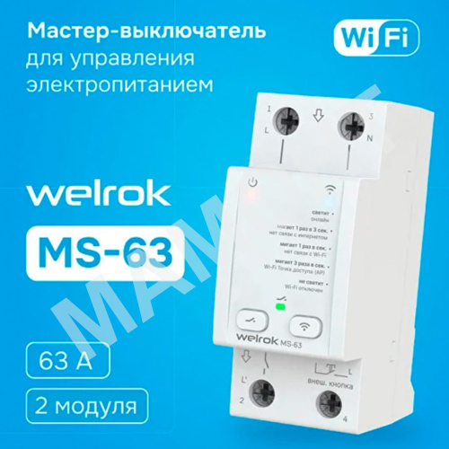Мастер-выключатель Welrok MS-63