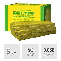 Утеплитель в плитах 5 см Белтеп ЛАЙТ 6,48 м2