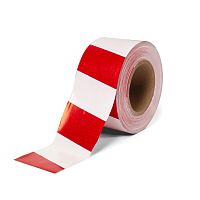 Лента сигнальная 50 мм х 150 м, красно-белая ADMIRAL
