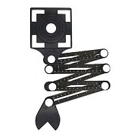 Шаблон плиточника универсальный с угловым фиксатором, 6 колен, 1 трафарет Trio-Diamond (280401)