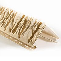 Угол декоративный UP Decor для сайдинга Ю-Пласт 2 м, Песочный