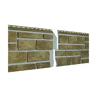 Фасадная панель Ю-Пласт Stone House S-Lock ТАГАНАЙ Вулканический