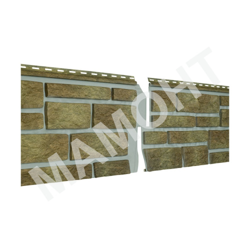 Фасадная панель Ю-Пласт Stone House S-Lock ТАГАНАЙ Вулканический